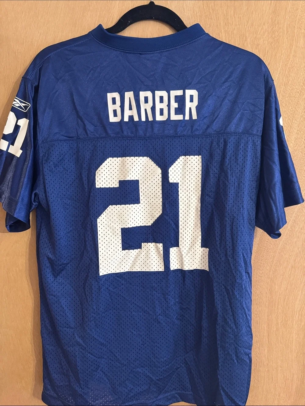 Reebok New York Giants Royal Blue #21 Football Jersey
